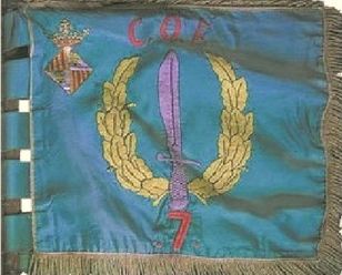 Banderín de la COE 7 anverso