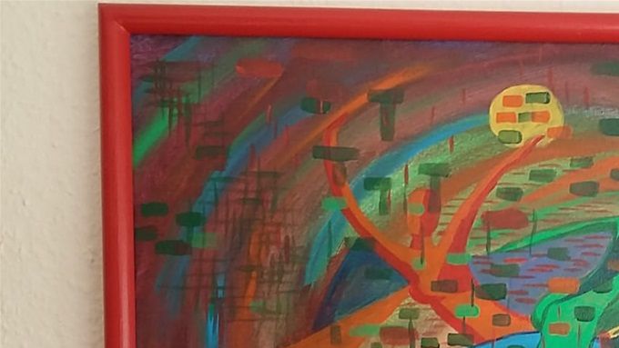 Tres Marias. Bailarinas. Milanés 2019. Acrílico. 60x40cm.    Vendido.