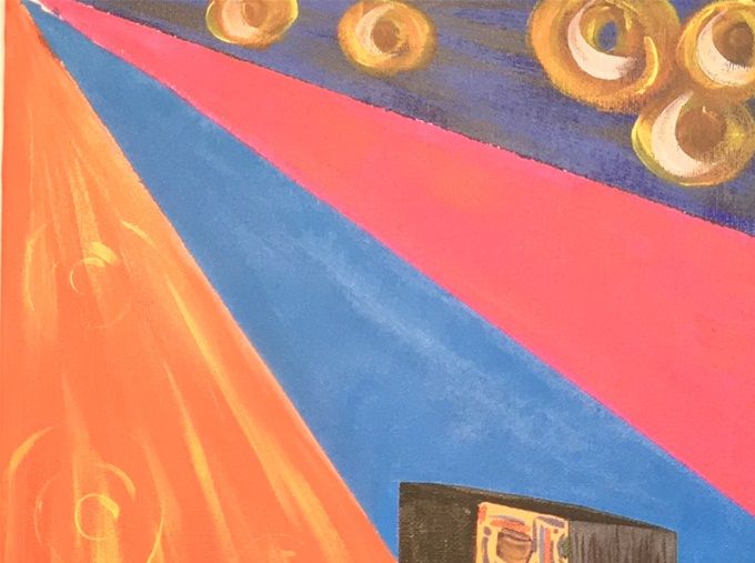 Galería. Milanés 2020. Acrílico 80x60cm