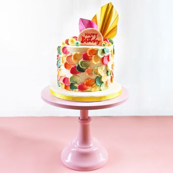 Cake on stand