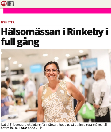 Isabel Enberg Mitt i tidningen