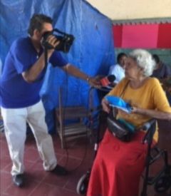 We were interviewed on the local news station about our work in Nicaragua. Rotary Clubs of Canada and Nicaragua, NPH, and Local government collaboration