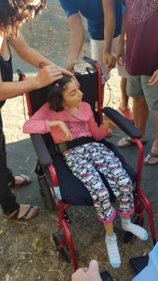 Giving her a wheelchair , gastric tubes and blender.