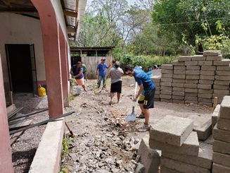 Many hands making the demolition work lighter