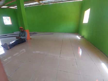 The inside of the addition built onto the medical facility