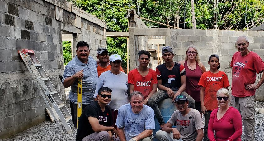 Last day at the jobsite.  What a great group of hardworking people 