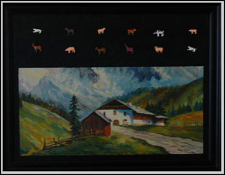 FARM - 60x40 - MIXED MEDIA