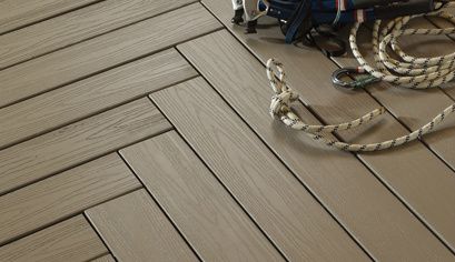 Cellular PVC Decking with Lumenite