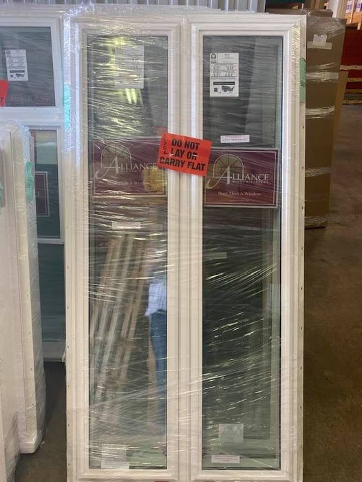 Did you say blow out? We have 37 new construction windows with nailing fin by Alliance Wingate series. They were regularly $764.46 NOW $395.00 plus tax. Call us or stop in today if you are interested.
