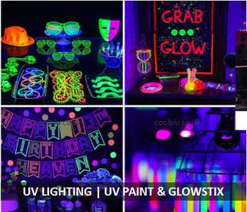 UV Lighting Packages, UV Paint & Glow Sticks - Middlesbrough, Darlington, North East