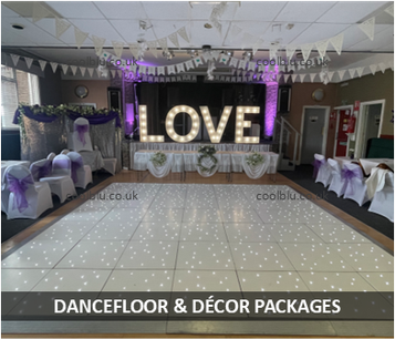 Starlit Draping | Wall Draping | Partition Draping |  LED Wedding Dance floor | Mood Lighting | North East | Middlesbrough
