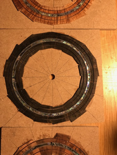 Rosette making and inlay