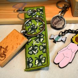Copper Coin - keychains