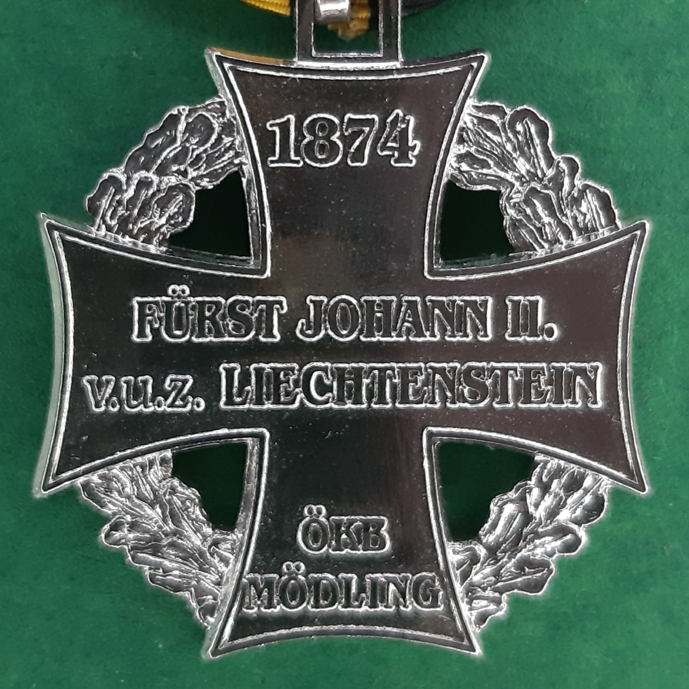 Das Ehrenkreuz "Fürst Johann II v.u.z. Liechtenstein"