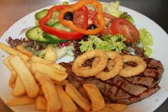 Freshly grilled meat