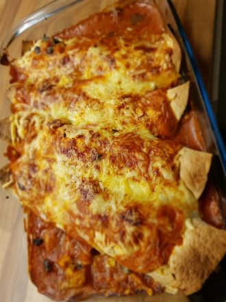 Gratinerte Enchilada