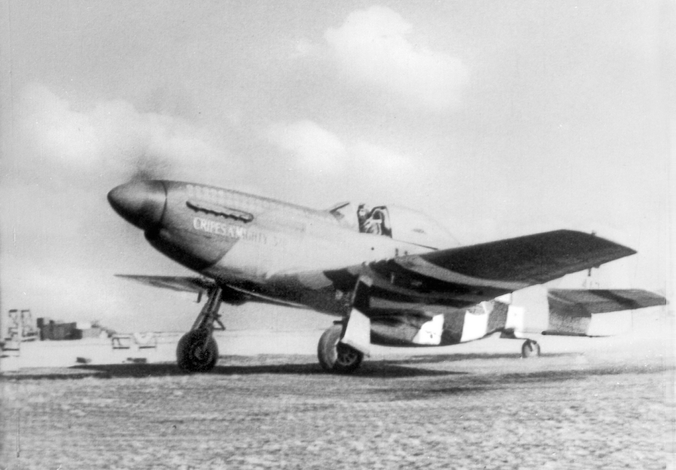 352nd FG 487th FS George Preddy August 7th after scoring 6