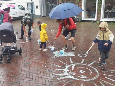 Regen kan ons niet tegenhouden en de handhaving doet ook lekker mee :)