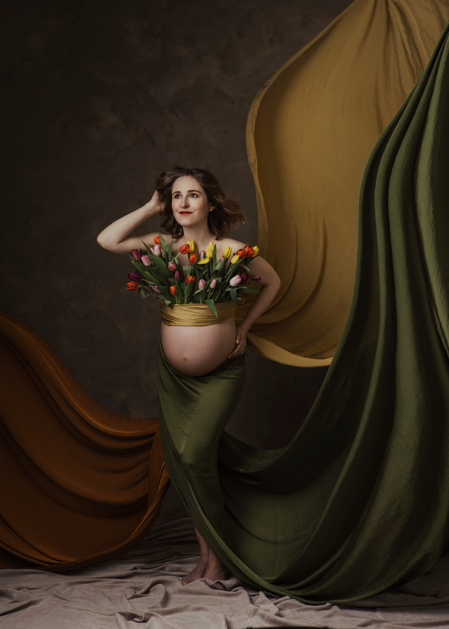 Fine Art porträtt gravidfotografering