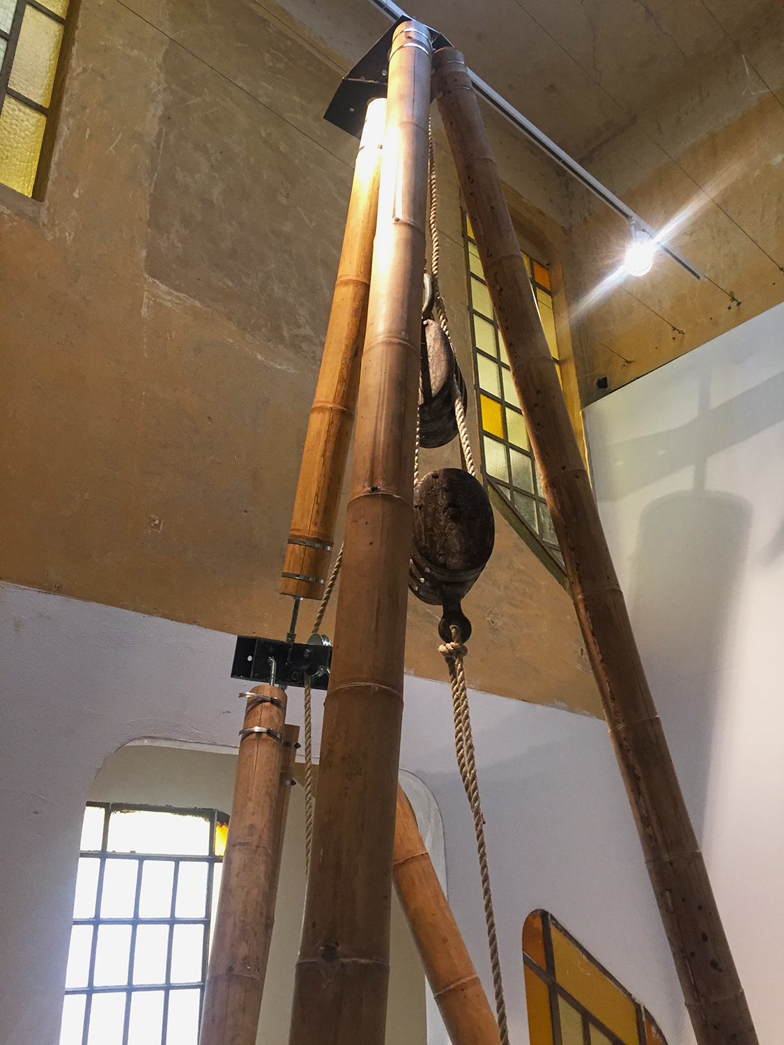 Bamboo installation at the Biennale Architecture - Venice, Italy 