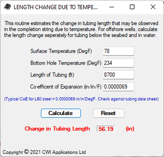 Length Change Due To Temperature