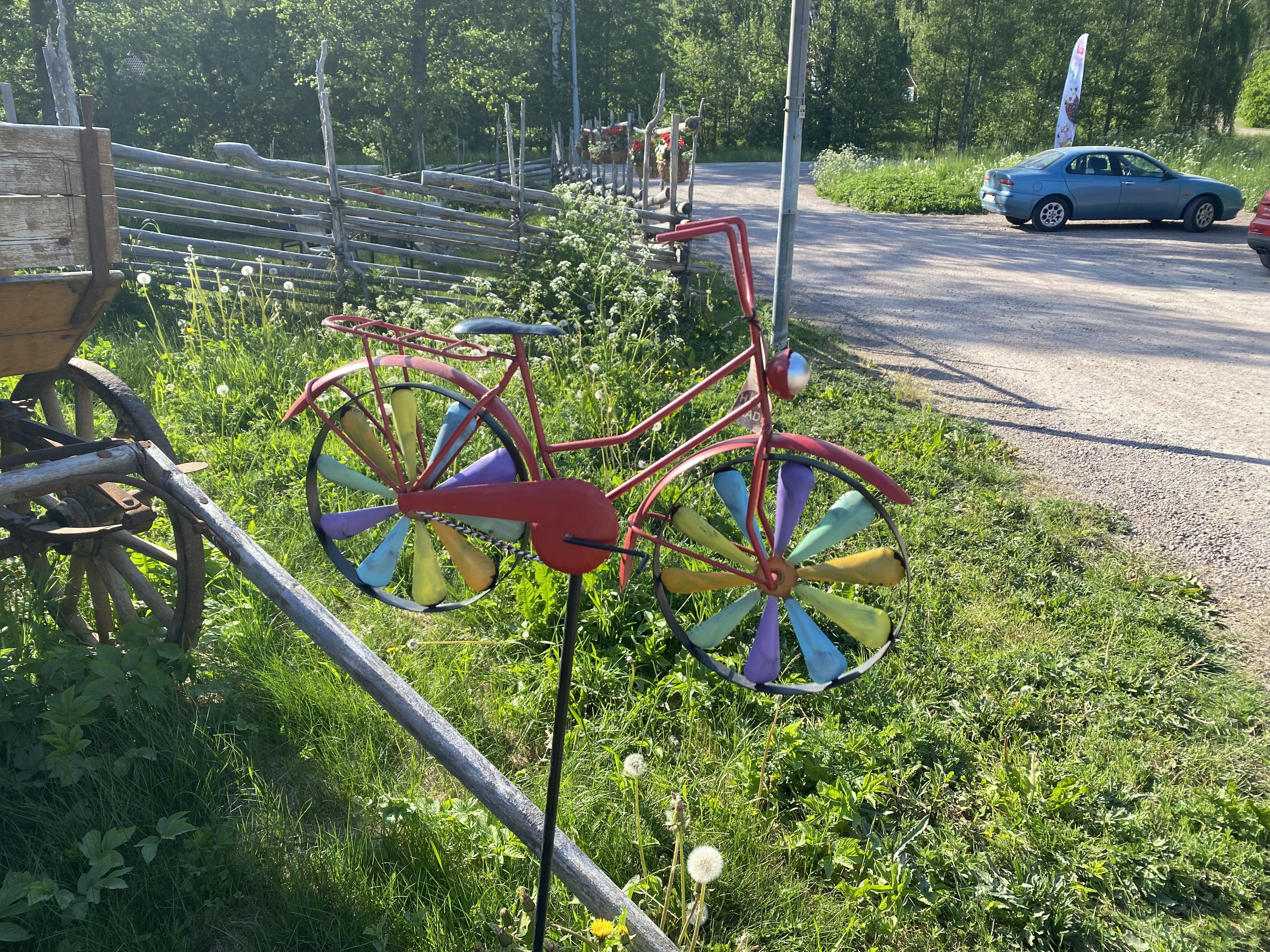 På väg ut från mig