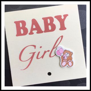 Geboorte baby girl - beertje - ballon