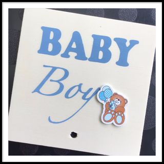 Geboorte baby boy - beertje - ballon