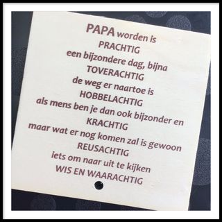Geboorte papa, felicitaties