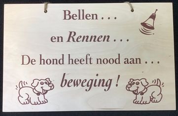 Muurplaat honden