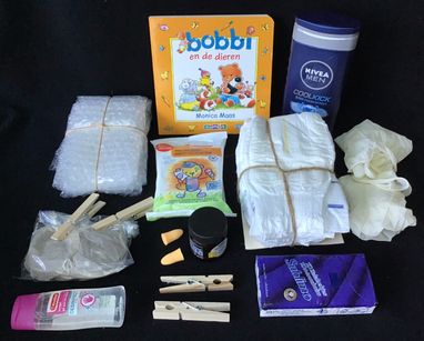 Inhoud daddy's survival kit
