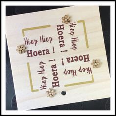 wenskaart verjaardag hiep hiep hoera