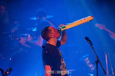 Jonas von Das Lumpenpack live im F-Haus Jena - 22.10.2021