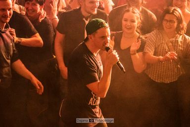 Jonas von Das Lumpenpack live im F-Haus Jena - 22.10.2021