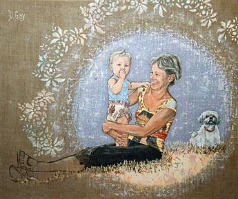 Francine et Chloe - 40x60