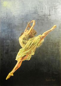 Danseuse dorée - 42x30