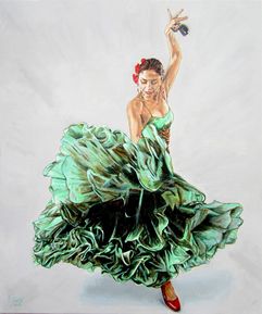 Danseuse sévillane - 64x54