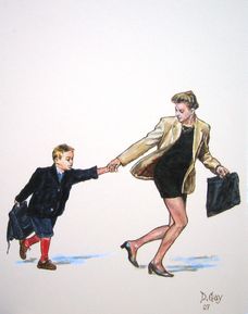 Femme française 10 - 35x27