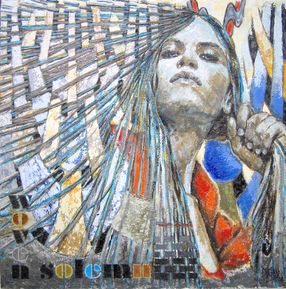 Sérieuse tissée 2006 - 40x40