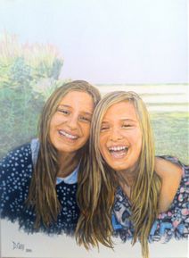 Sanae et Juliette - 63x40
