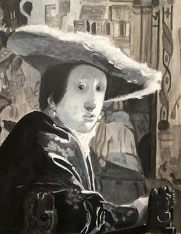 Woman in Red Hat