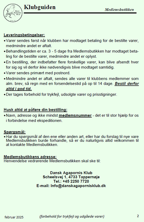 Medlemsbutik