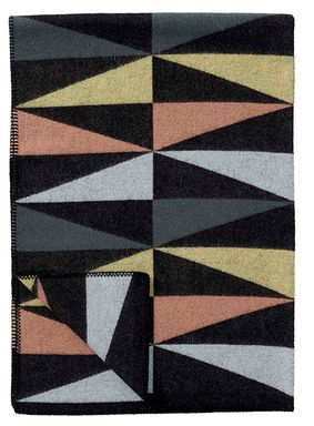 Ullfilt Artdeco från Klippan, design Ulla Gustavsson, 130x180