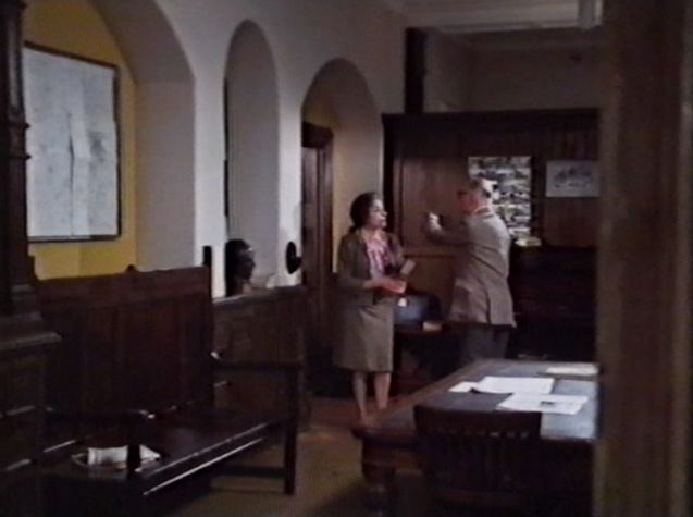 The school hall - we laid traditional brown linoleum throughout - wonderful smell!