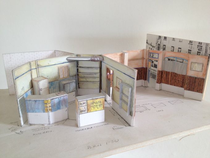 The Bug Alert cafe model (design Lucy McDonald)