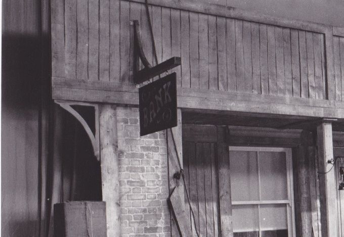 The street outside The Saloon bar