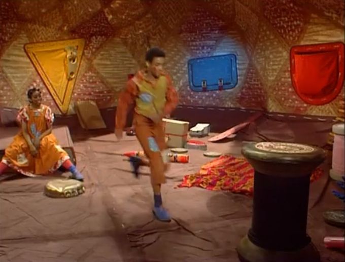 Apart from the 'comb' ladder that I had made, some of the other props were sourced from the feature film 'The Borrowers