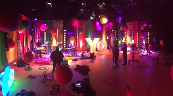 The band in rehearsal