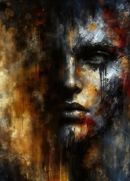 Oil painting man