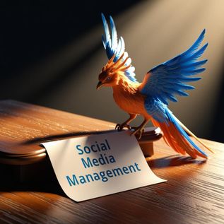 Picture Showing Social Media Management